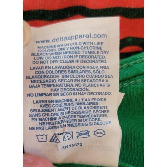 Snoopy Christmas Lights Green T-Shirt Delta Pro Weight M - Picture 6 of 6